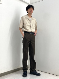 Рубашка с коротким рукавом UNIQLO 1159849990 (Бежевый XXL)