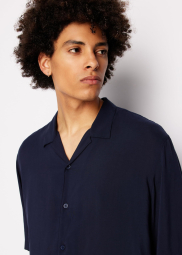 Чоловічі сорочки Armani Exchange з коротким рукавом 1159850848 (Синій M)