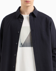 Чоловіча сорочка Armani Exchange 1159850858 (Синій XL)