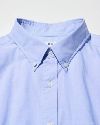 Рубашка UNIQLO 1159851926 (Голубой M)