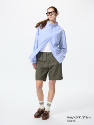 Рубашка UNIQLO 1159851926 (Голубой M)