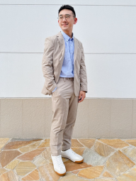 Рубашка UNIQLO 1159851926 (Голубой M)