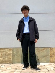 Рубашка UNIQLO 1159851926 (Голубой M)