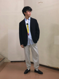 Рубашка UNIQLO 1159851926 (Голубой M)