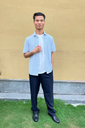 Сорочка з коротким рукавом AIRism UNIQLO 1159852281 (Блакитний 3XL)