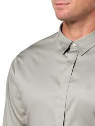 Мужская рубашка Armani Exchange с логотипом 1159852479 (Серый XL)