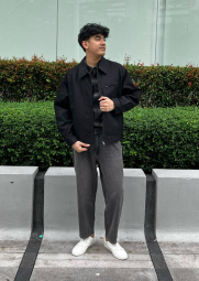 Фланелева сорочка в клітину UNIQLO 1159852954 (Чорний L)