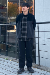 Фланелева сорочка в клітину UNIQLO 1159852954 (Чорний L)