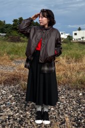 Фланелева сорочка в клітину UNIQLO 1159852954 (Чорний L)