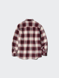 Фланелева сорочка в клітину UNIQLO 1159852993 (Червоний L)