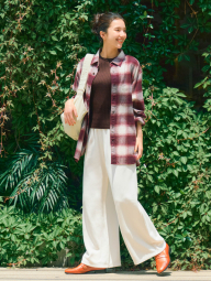 Фланелева сорочка в клітину UNIQLO 1159852993 (Червоний L)