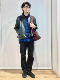 Фланелева сорочка в клітину UNIQLO 1159853120 (Синій M)