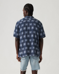 Рубашка с коротким рукавом Levi's с принтом 1159853218 (Синий L)