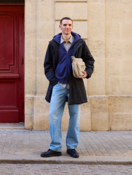 Фланелева сорочка UNIQLO 1159853347 (Сіра M)