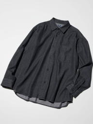 Джинсова сорочка UNIQLO 1159853407 (Чорний XL)