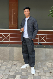 Джинсова сорочка UNIQLO 1159853407 (Чорний XL)