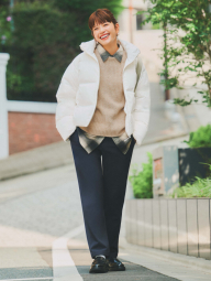 Фланелевая рубашка в клетку UNIQLO 1159853758 (Серый M)