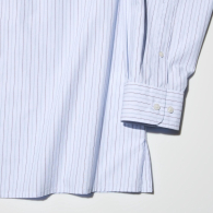 Рубашка в полоску UNIQLO 1159855178 (Голубой M)