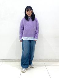 Рубашка в полоску UNIQLO 1159855178 (Голубой M)