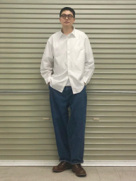 Рубашка оверсайз UNIQLO из плотной ткани 1159855962 (Белый XXL)