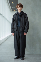 Рубашка оверсайз из твила UNIQLO 1159855992 (Синий M)