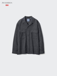Сорочка з начосом UNIQLO and JW ANDERSON 1159856160 (Сірий M)