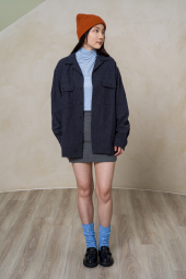 Сорочка з начосом UNIQLO and JW ANDERSON 1159856160 (Сірий M)