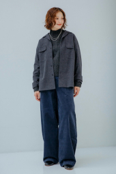 Сорочка з начосом UNIQLO and JW ANDERSON 1159856160 (Сірий M)