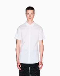 Чоловіча сорочка Armani Exchange з коротким рукавом 1159856337 (Білий XL)