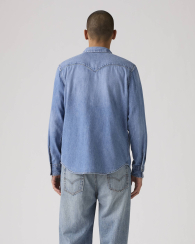 Джинсовая рубашка Levi's 1159858078 (Синий M)