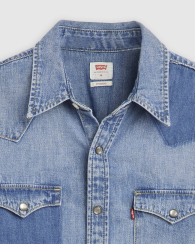 Джинсовая рубашка Levi's 1159858078 (Синий M)