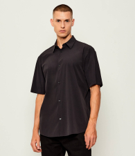 Мужская рубашка Armani Exchange с коротким рукавом 1159858285 (Черный L)