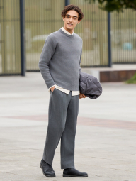 Фланелевая рубашка UNIQLO 1159858413 (Молочный 3XL)