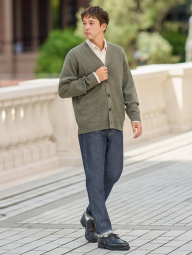 Фланелевая рубашка UNIQLO 1159858413 (Молочный 3XL)