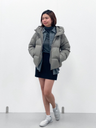 Фланелева сорочка UNIQLO 1159858946 (Сіра M)