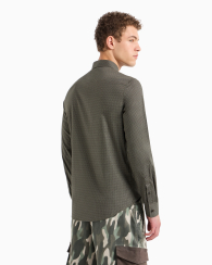 Мужская рубашка ARMANI EXCHANGE 1159858968 (Зеленый XXL)