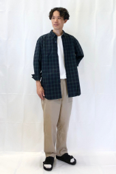 Сорочка у клітку UNIQLO 1159859004 (Зелений M)