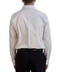 Чоловіча сорочка Karl Lagerfeld Paris з принтом 1159859052 (Білий/Сірий S)