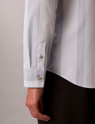 Чоловіча сорочка Slim Fit Calvin Klein у смужку 1159859289 (Блакитний XL)