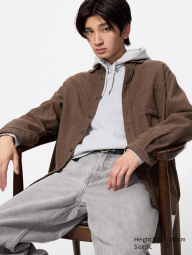 Фланелевая рубашка UNIQLO 1159859662 (Коричневый L)