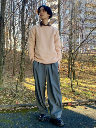 Фланелевая рубашка UNIQLO 1159859662 (Коричневый L)