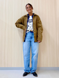 Фланелевая рубашка в клетку UNIQLO 1159860216 (Синий L)