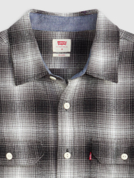 Чоловіча фланелева сорочка Levi's 1159860218 (Сірий XL)