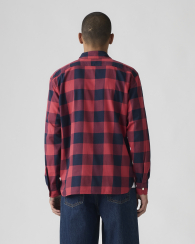 Мужская рубашка Levi's с в клетку 1159860688 (Красный M)