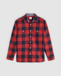 Мужская рубашка Levi's с в клетку 1159860688 (Красный M)