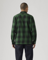 Мужская рубашка Levi's с в клетку 1159861328 (Зеленый M)