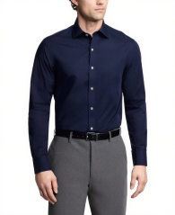 Мужская рубашка Slim Fit Tommy Hilfiger 1159862242 (Синий XXL)