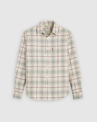 Мужская рубашка Levi's в клетку 1159863041 (Голубой XXL)