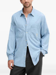 Мужская рубашка Armani Exchange 1159863581 (Голубой XL)