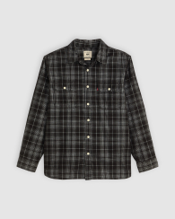 Мужская вельветовая рубашка Levi's 1159864065 (Черный/Белый XL)